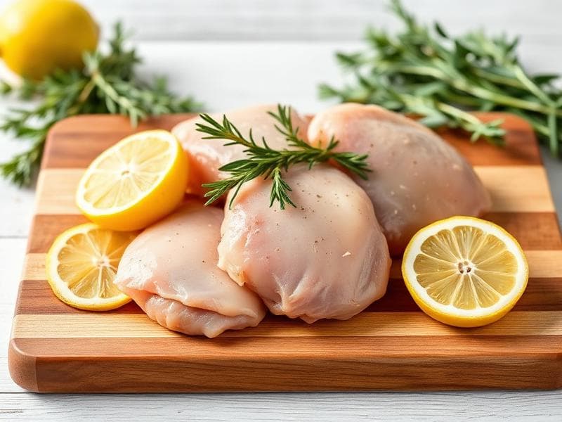 Фермерская курица на подложке